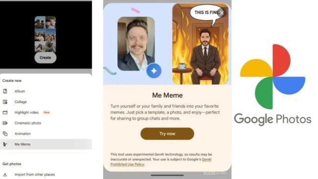 Google Photos Launch Me Meme Feature